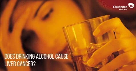 Does drinking alcohol cause liver cancer (hepatocellular carcinoma)?