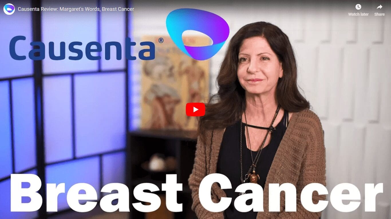 Causenta Review: Margaret's Words, Breast Cancer