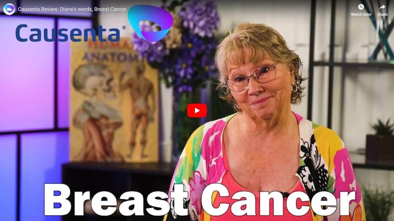 Causenta Review: Diane's words, Breast Cancer