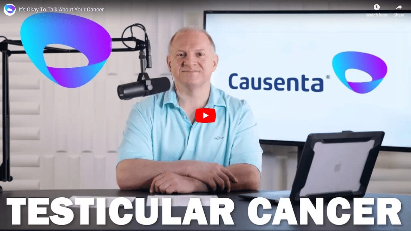 talking about testicular cancer