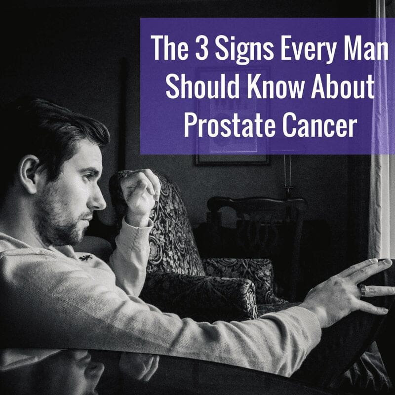 Prostate Cancer Symptoms: 3 Signs Every Man Should Know