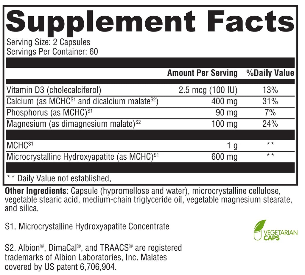 Bone Support MCHC, Calcium and Magnesium