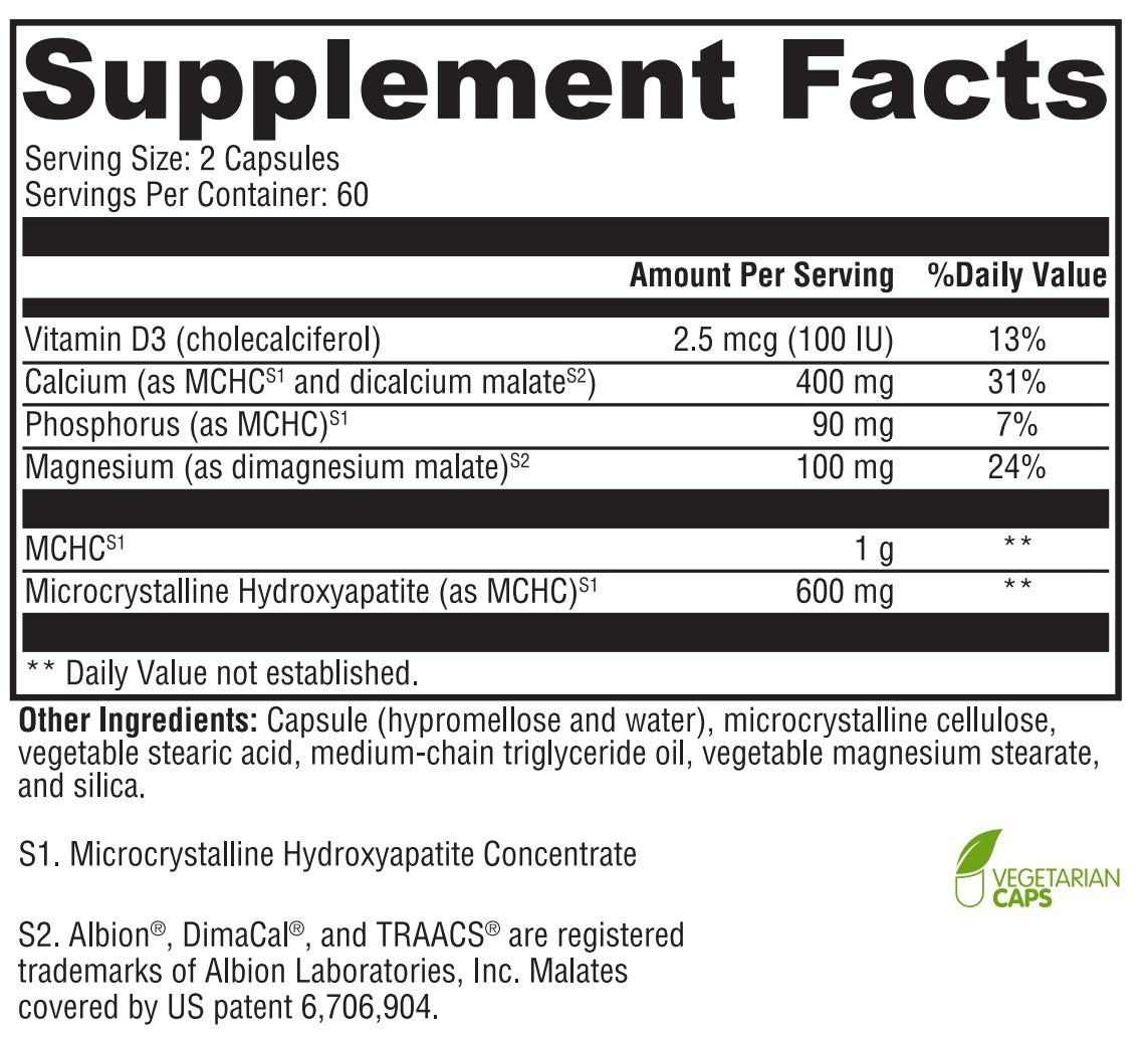 Bone Support MCHC, Calcium and Magnesium