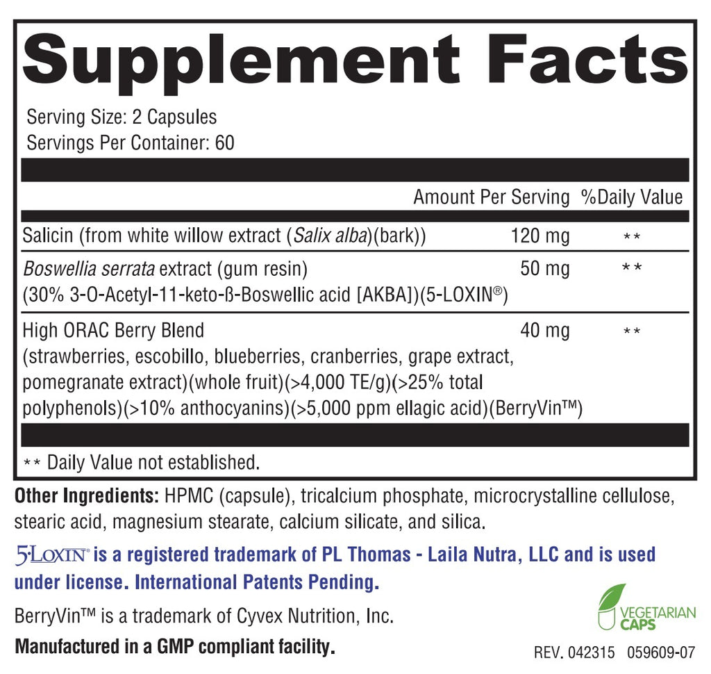 Boswellia Plus Salicin and Boswellia