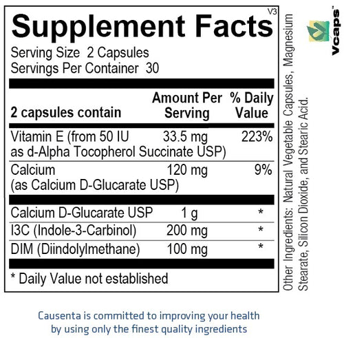 Estro Performance Calcium D-Glucarate, I3C and DIM