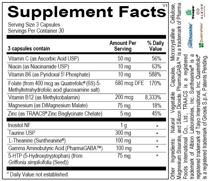 Mood Pro II Taurine, L-Theanine, GABA and 5-HTP