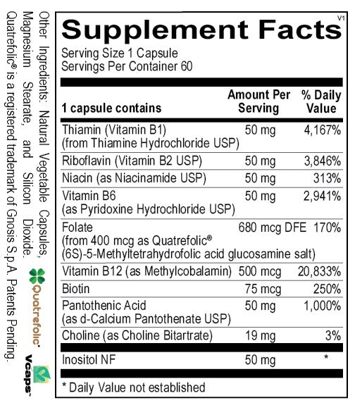 Optimum B's Folate, B12 and Biotin