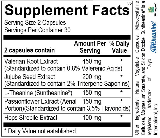 Sleep Performance Valerian Root and L-Theanine