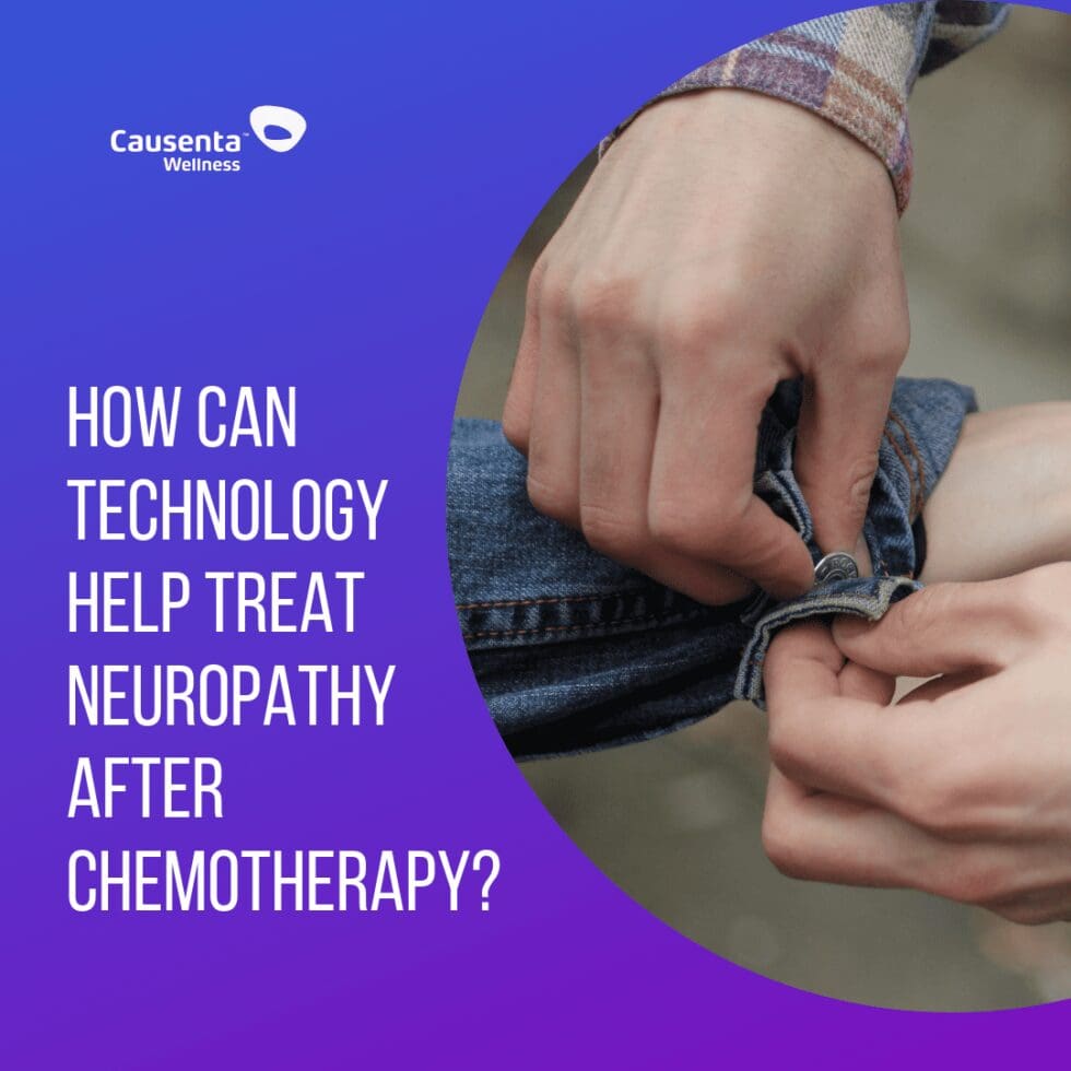 How can technology assist with treating neuropathy after chemotherapy