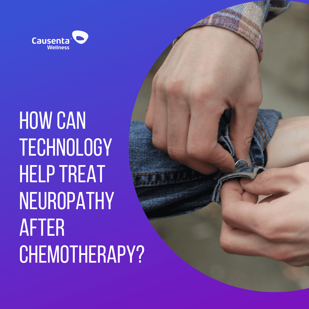 How can technology assist with treating neuropathy after chemotherapy